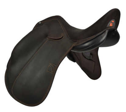 Pictured is the Childeric DPL dressage saddle