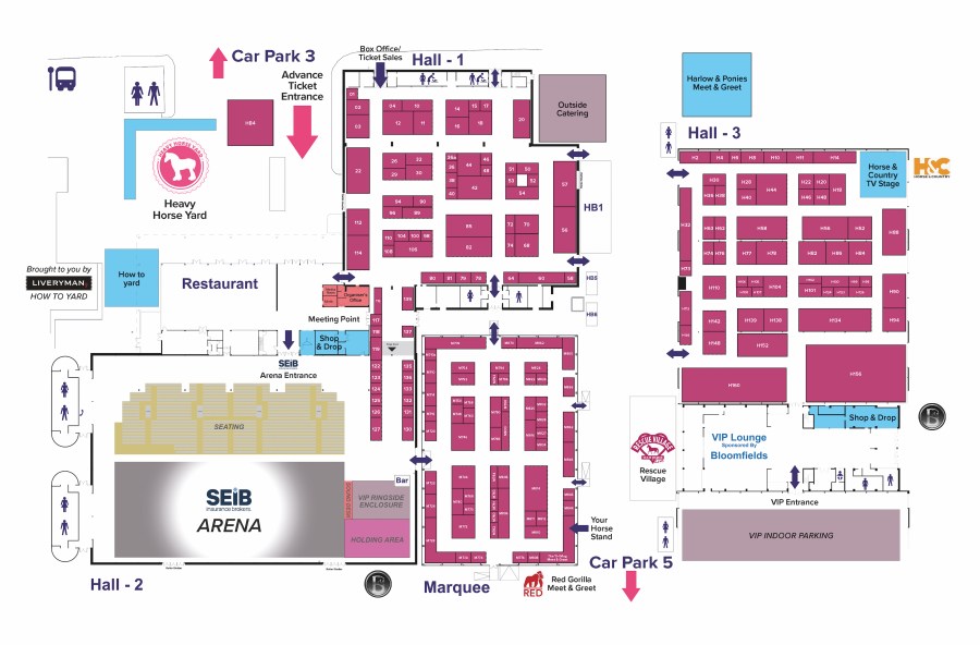 Your Horse Live Show Map Plan for 2024