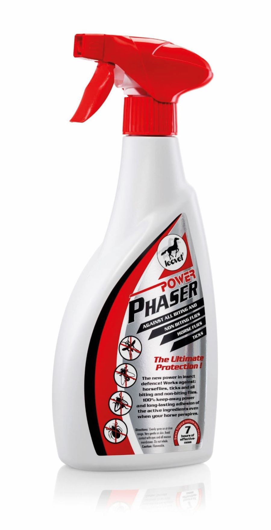 Pictured is the Leovet Power Phaser, a fly spray for horses